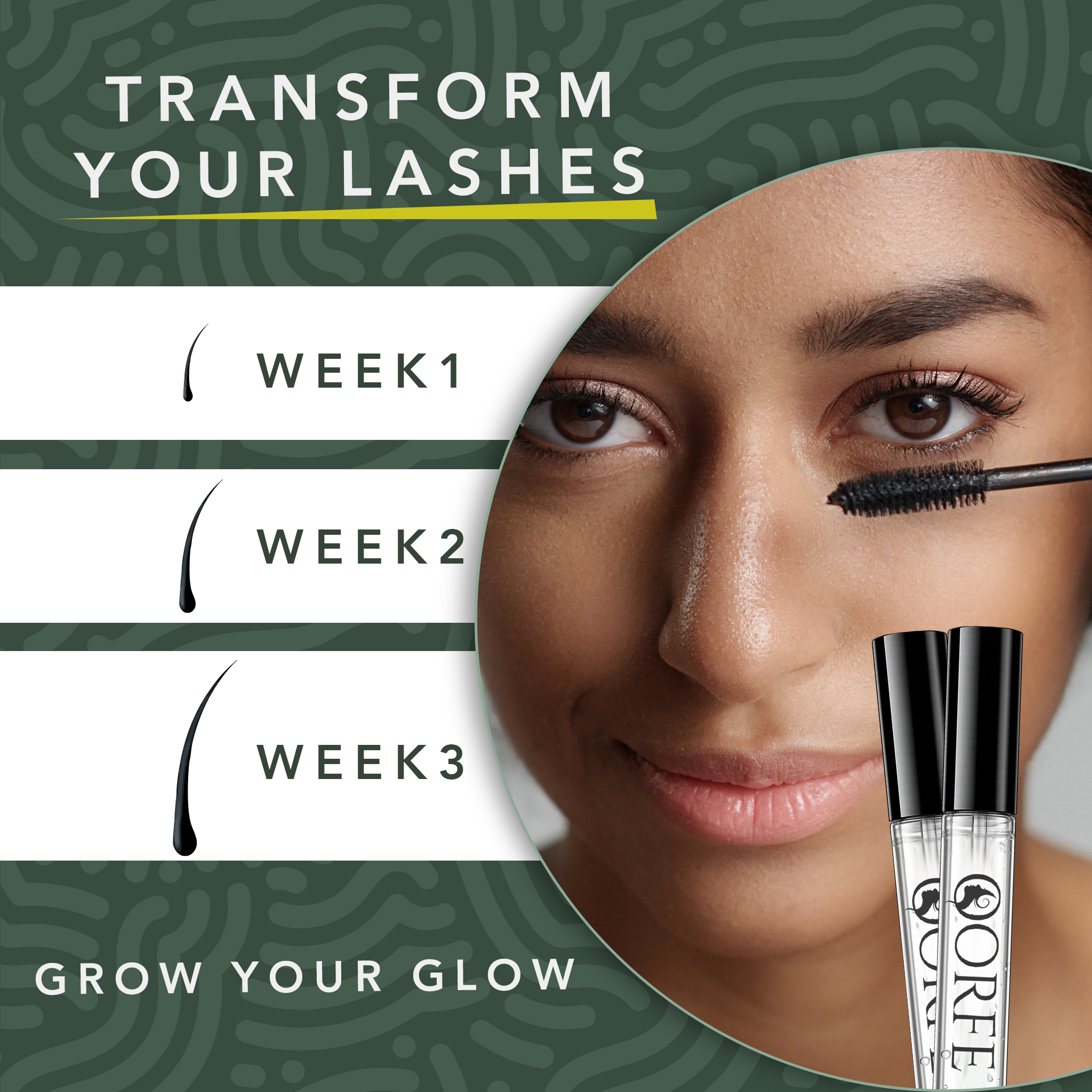 Orfe Lashes and Ayebrow Serum